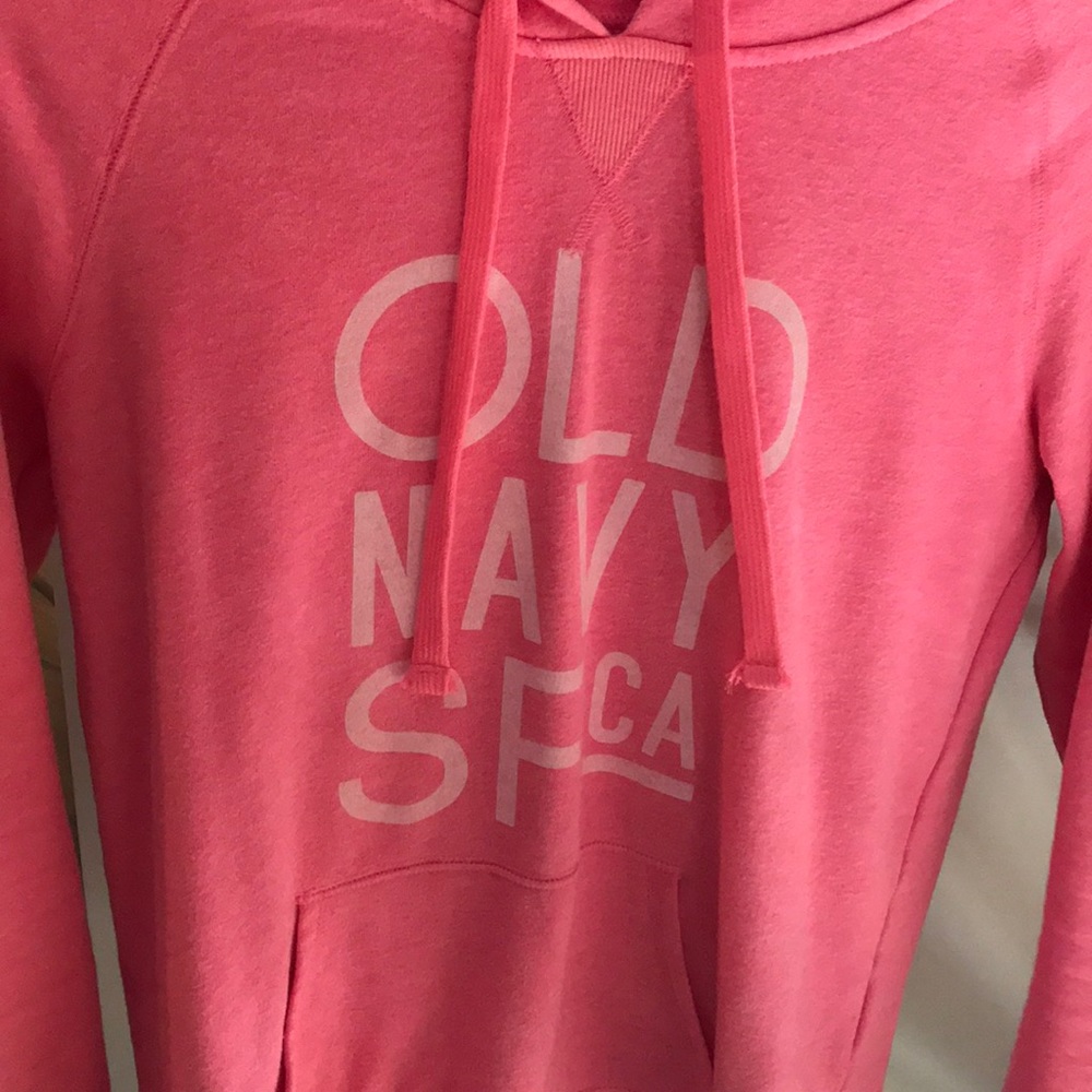 An old navy pink sweatshirt